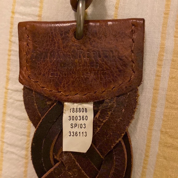 Banana Republic boho, genuine leather,braided Belt. - Picture 11 of 13